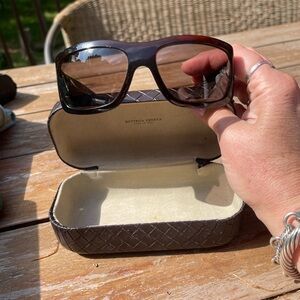 Bottega Veneta brown sunglasses